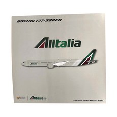 JCWings 1:200義大利航空B777-300ER EI-WLA stent飛機鋅合金模型, 混色