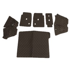 JIAODIAN 프리미엄 퀼팅 트렁크 매트 다크브라운, BMW, X2 2018년