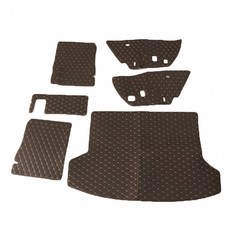 JIAODIAN 프리미엄 퀼팅 차량용 트렁크 매트 다크브라운, BMW, 5 시리즈 GT 2011년~2017년