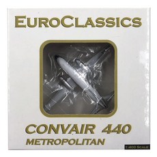 Aeroclassics 1:400 Czechoslovakia Airlines CV-440 YU-ADR 비행기 다이캐스트, 혼합 색상, 1개