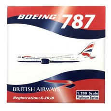 鳳凰1:200英國航空B787-8 G-ZBJB飛機壓鑄, 混色