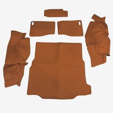 JIAODIAN 優質菱格紋車用後車廂墊 棕色, 賓士, CLS 2018年款