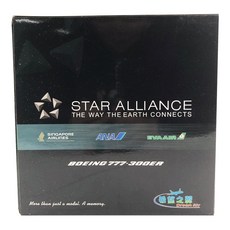 DreamAir 1:400 Taiwan evergreen Airlines B777-300ER B-16715 Star Alliance 비행기 다이캐스트, 혼합 색상, 1개