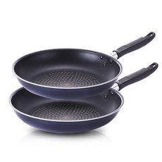 토프 IH 인덕션 프라이팬 2종 세트, 펄 네이비, 프라이팬 28cm + 30cm