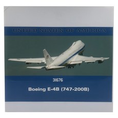 ARD 1:200 US Air Force Air Command E-4B空軍白宮 31676 飛機壓鑄, 混色