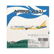 鳳凰1:400宿霧太平洋航空A321 RP-C4111飛機壓鑄模型, 混色