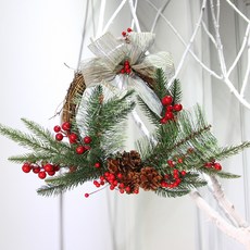 Super Six聖誕紅果藤蔓裝飾, 混色