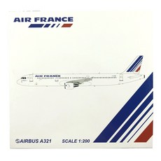 JCWings飛機壓鑄模型 1/200 法國航空A321 F-GTAT, 混色