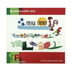 JCWings飛機壓鑄模型 1/200 Portugal aviation A330-300 CS-TOW Portugal Stopover, 混色