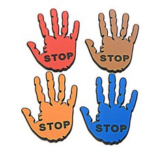 앤티스 스크래치 방지 도어가드 4p, 손바닥, 1세트