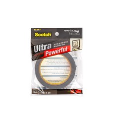 3M Scotch 超強力泡棉雙面膠帶 18mm x 3m, 1個