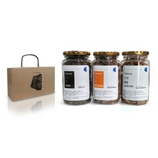 Sanhaerang 罐裝草本茶禮盒 3款組, 桔梗茶 80g+菊芋茶 160g+牛蒡茶 140g, 1組