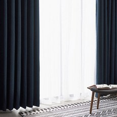 CléMENCE 素色遮光窗簾, 海軍