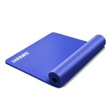 런웨이브 더블 요가매트 + 밴딩끈 랜덤 발송, 블루, 1개
