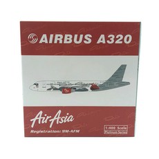 Phoenix飛機模型 1/400 Asia aviation A320 9M-AFM hats off to Dato Pahamin, 混色