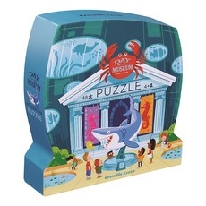 크로커다일크릭 데이 엣 더 뮤지엄 직소퍼즐 아쿠아리움, 48피스, 혼합 색상, 1개