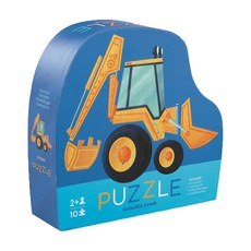 크로커다일크릭 미니 직소퍼즐 디거, 10피스, 혼합 색상, 1개