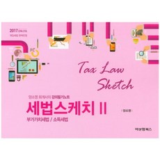 세법 스케치. 2: 부가가치세법/소득세법(2017):양소영 회계사의 강의필기노트, 비앤엠북스, 양소영