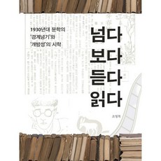 跨越、觀看、聆聽、閱讀：1930年代文學的跨界與開放性詩學, 趙永福 著, 首爾大學出版文化院