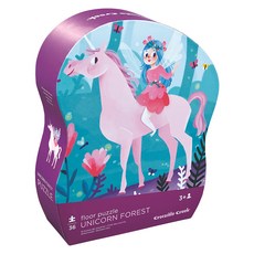 크로커다일크릭 직소퍼즐 유니콘 포레스트, 36피스, 혼합 색상, 1개
