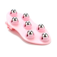 DM Allup 不鏽鋼滾珠按摩器, 粉色的, 1個