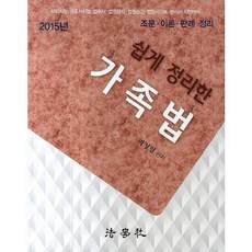 쉽게 정리한 가족법(2015), 법학사, 박성렬 저