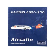 Phoenix飛機模型 1/400 Caledonia航空 A320 F-OZNC, 混色