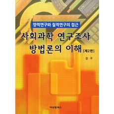 사회과학연구조사방법론의 이해:양적연구와 질적연구의 접근, 비앤엠북스, 김구