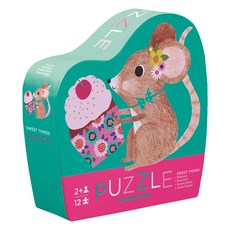 크로커다일크릭 직소퍼즐 스위트 띵즈, 12피스, 혼합 색상, 1개