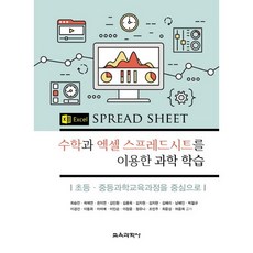 수학과 엑셀 스프레드시트를 이용한 과학학습:초등 중등과학교육과정을 중심으로, 교육과학사, 하윤희