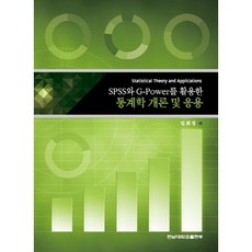 SPSS와 G­Power를 활용한 통계학 개론 및 응용, 전남대학교출판부, 임회정 저