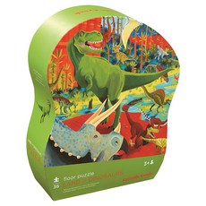 Crocodile Creek 拼圖恐龍世界, 36件, 混色