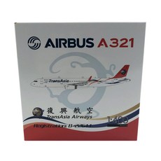 DreamAir 1:400 Taiwan Renaissance aviation A321/w B-22611 비행기 다이캐스트, 혼합 색상, 1개