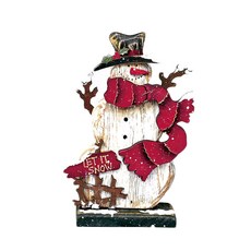 AMANO 高大紅色披肩雪人對象, 混色