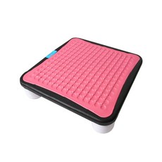 굿프렌드 미니 에어보드 트램펄린 DQ-15, 블랙 + 핑크