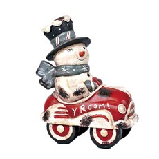 AMANO 駕駛雪人對象的紅車, 混色