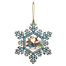 AMANO 雪水晶雪橇騎聖誕老人牆裝飾, 混色