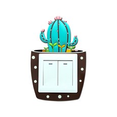 DM Ilovehome 開關螢光仙人掌蓋, 棕色圓點