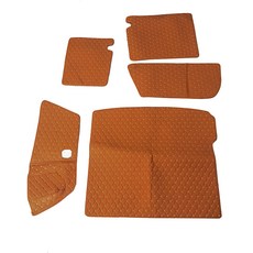 JIAODIAN 프리미엄 퀼팅 트렁크 매트 브라운, BMW, X6 2008~2014년