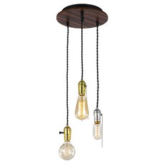 샛별하우스 루젠 3등 펜던트조명, 혼합 색상