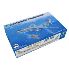 TRUMPETER 小號手 TRUMPETER 1:32 EA 3B Skywarrior戰略轟炸機塑膠模型噴射機, 1個