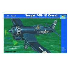 TRUMPETER 小號手 Trumpeter 1:32 F4U 1D CORSAIR塑膠模型 噴射機, 1個