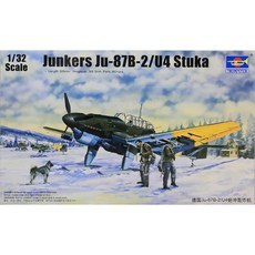 TRUMPETER 小號手 Trumpeter 1:32 Junkers JU 87B 2 U4 Stuka塑膠模型 噴射機, 1個