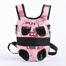 펫츠랜드 반려견 포대기, 분홍고양이, 1개