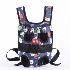 펫츠랜드 반려견 포대기, 블루피그, 1개