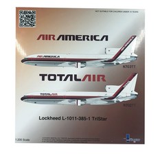 Inflight 1:200 Total Air L-1011-385-1 N702TT飛機壓鑄模型, 混色