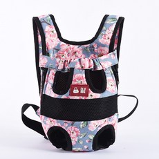 펫츠랜드 반려견 포대기, 꽃무늬, 1개