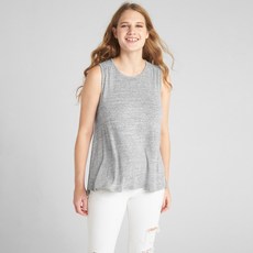 갭 여성용 소프트스펀 하이 로 탱크 탑