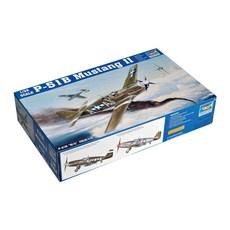 TRUMPETER 小號手 Trumpeter 1:32 P-51B Mustang2塑膠模型戰鬥機, 1個