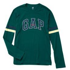 갭 남성용 로고 롱 슬리브 티셔츠